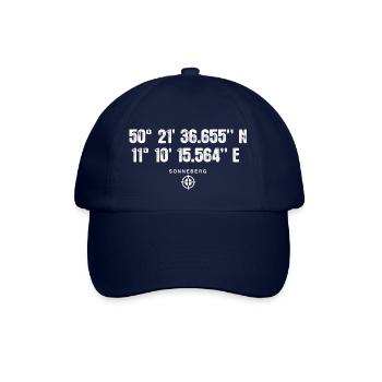 Sonneberg Geocacher Geschenk Standort GPS Stadt - Baseballkappe - Blau/Blau - Vorne