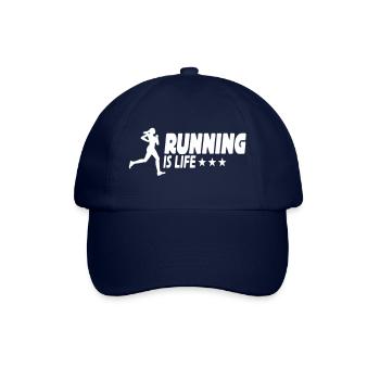 running is life female ii 1c - Casquette classique - bleu/bleu - Devant