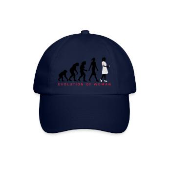 evolution_krankenschwester_122012_c_3c - Baseballkappe - Blau/Blau - Vorne