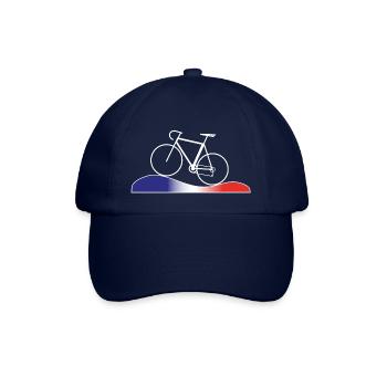 Vélo de route France - Casquette classique - bleu/bleu - Devant