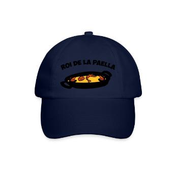 roi de la paella - Baseballkappe - Blau/Blau - Vorne