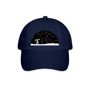 Astronomy, Telescope and stars - Baseball Cap - blue/blue - Front
