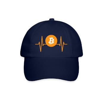 Love bitcoin - Baseball Cap - blue/blue - Front