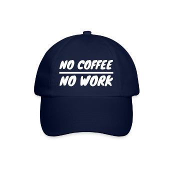 café - pas de café - Casquette classique - bleu/bleu - Devant