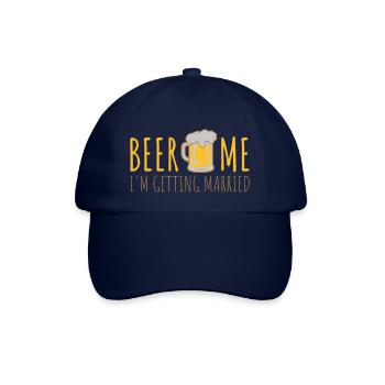 Beer Me Getting Married - Baseball Cap - blue/blue - Front
