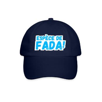 Marseille humour fada marseillais - Casquette classique - bleu/bleu - Devant