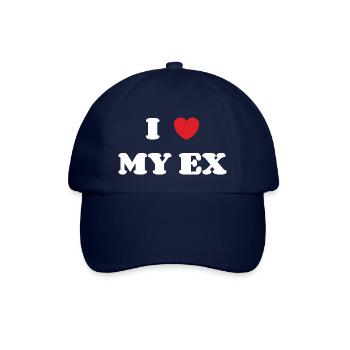 I Love My Ex - Casquette classique - bleu/bleu - Devant