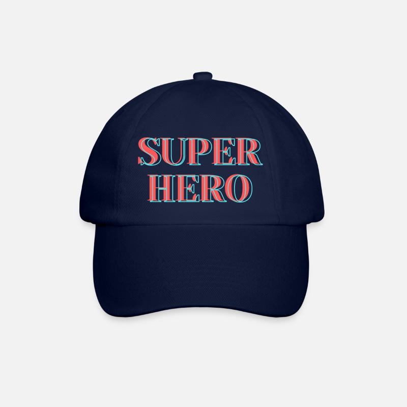 Super-héros - Casquette classique - bleu/bleu