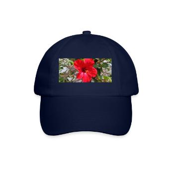 Kanarische Blume - Baseballkappe - Blau/Blau - Vorne