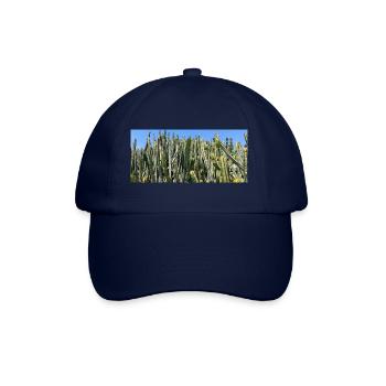 Kanarischer Kaktus - Baseballkappe - Blau/Blau - Vorne