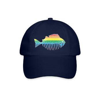 Poisson - Casquette classique - bleu/bleu - Devant