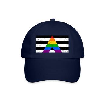 Straight Ally Pride Flag Color Shirt Edition - Baseballkappe - Blau/Blau - Vorne