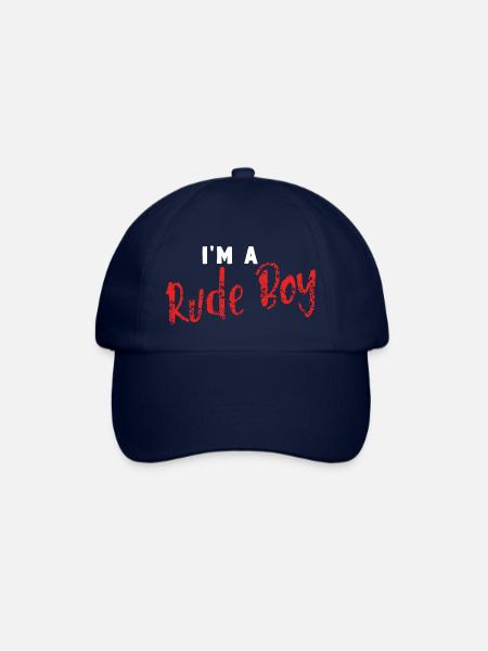 Frecher unartiger Junge lustige Geschenkidee - Baseballkappe - Blau/Blau