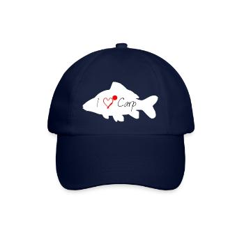 I love Carp white - Baseball Cap - blue/blue - Front