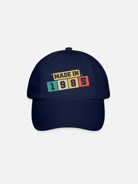 1985 anniversaire 1985 né en 1985 anniversaire - Baseballkasket - blå/blå