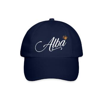 Alba Nom personnalisé pour les femmes Enfants Tout-petits - Alba - Casquette classique - bleu/bleu - Devant