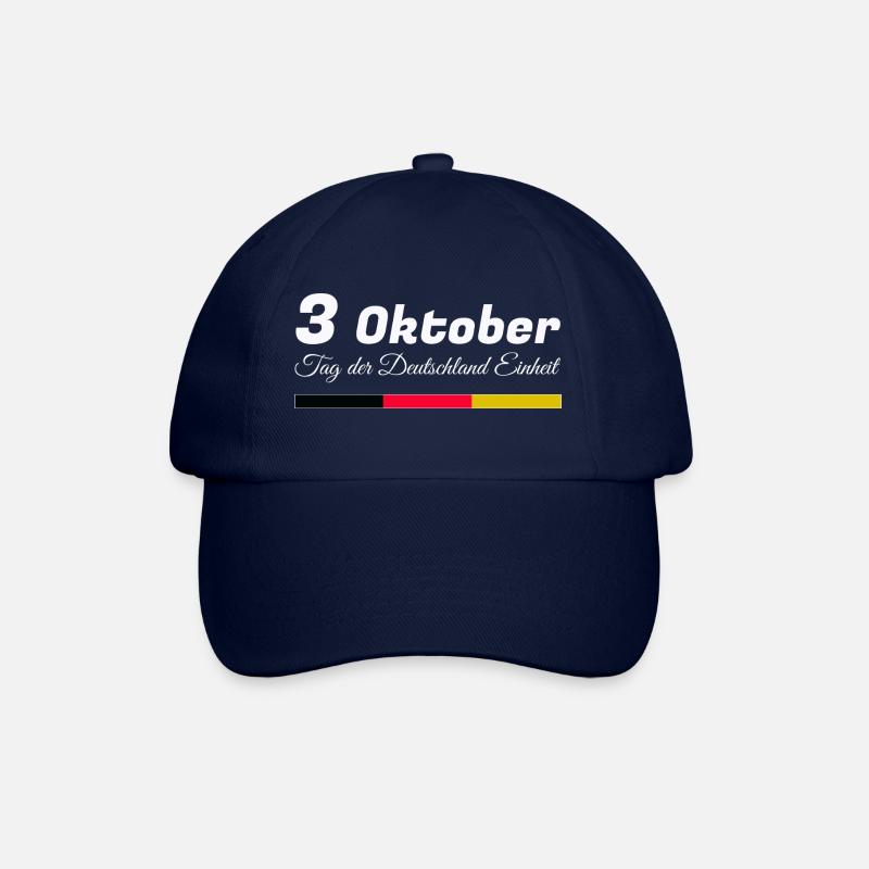 3. Oktober Einheit Farben - Baseballkappe - Blau/Blau