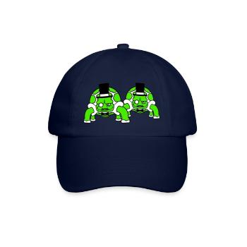 2 Mr. Turtles Mr. Gentlemen Rich Top Hat - Baseball Cap - blue/blue - Front