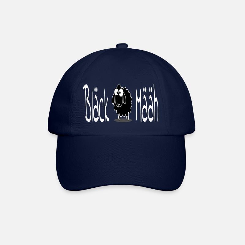 Määh in black - Baseballkappe - Blau/Blau