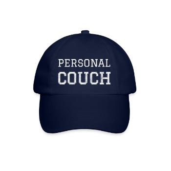 Personal Couch white | für Faulenzer - Baseballkappe - Blau/Blau - Vorne