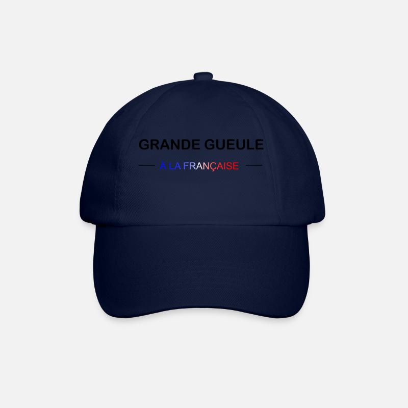 Grande gueule à la française - Casquette classique - bleu/bleu