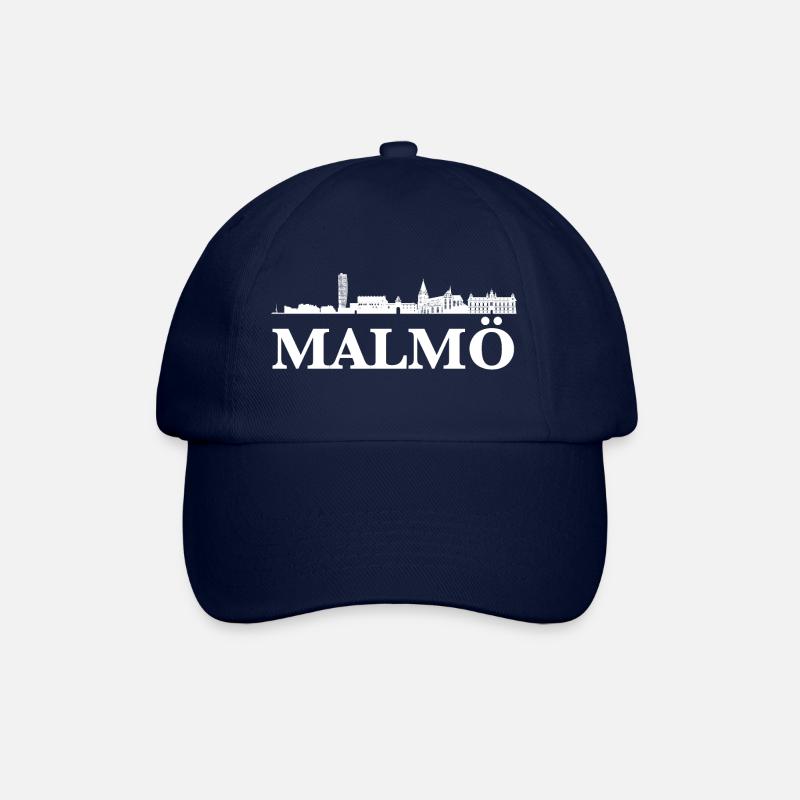Idée cadeau Malo Suède skyline - Casquette classique - bleu/bleu