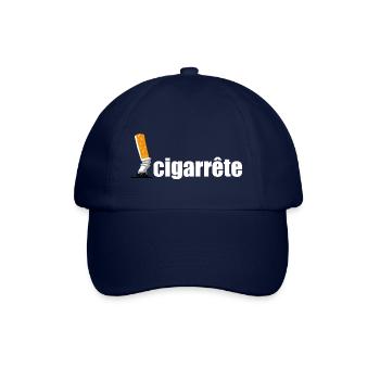 cigarette écrasée - Casquette classique - bleu/bleu - Devant