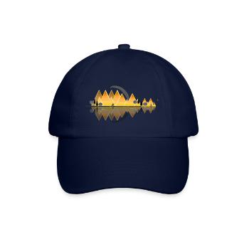 Parapente Parapente Montagnes Vintage - Casquette classique - bleu/bleu - Devant