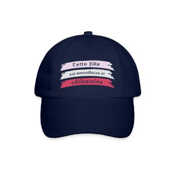This girl is wonderful and single - Baseball Cap - blue/blue - Front