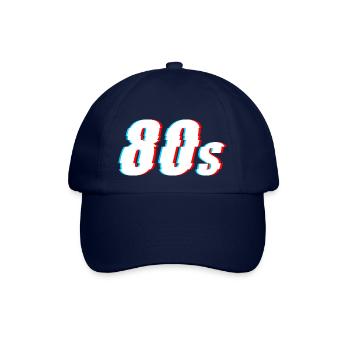 '80s 80s Glitch - Baseball Cap - blue/blue - Front