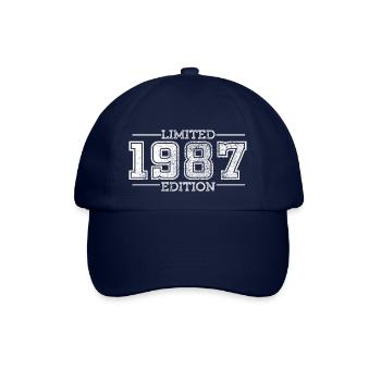 1987 Limited Edition Birthday Design - Baseball Cap - blue/blue - Front