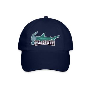 Nailed it hammerhead shark - Baseball Cap - blue/blue - Front
