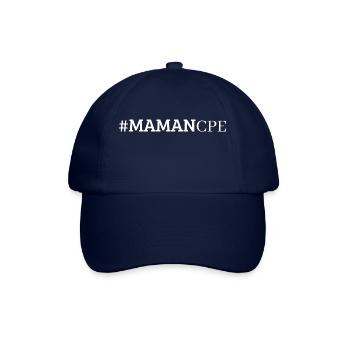 MAMAN CPE éducation Collège Mère Hashtag école - Casquette classique - bleu/bleu - Devant