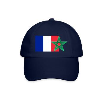 Maroc & France - Casquette classique - bleu/bleu - Devant