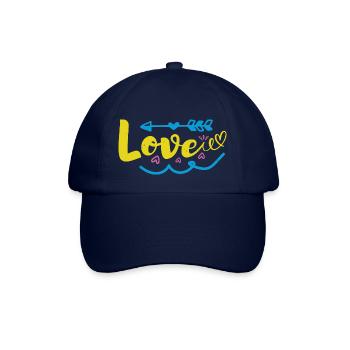 LOVE Funny, - Baseball Cap - blue/blue - Front