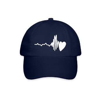 Herz 2 - Baseballkappe - Blau/Blau - Vorne