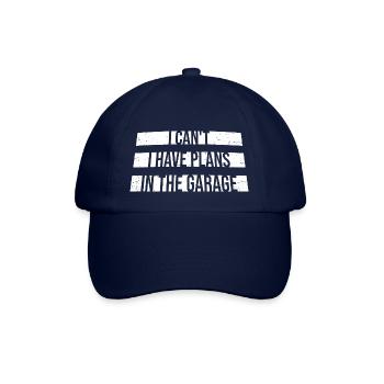 Je ne peux pas, j’ai des plans dans le garage Papa qui dit - Casquette classique - bleu/bleu - Devant