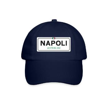 Ortsschild Napoli - Baseballkappe - Blau/Blau - Vorne