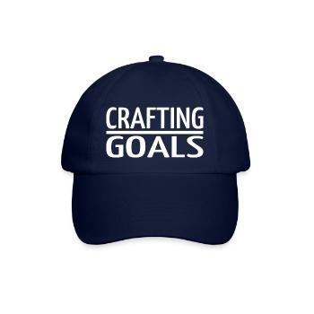 present idea funny sayings soccer goals soccer - Baseballkappe - Blau/Blau - Vorne