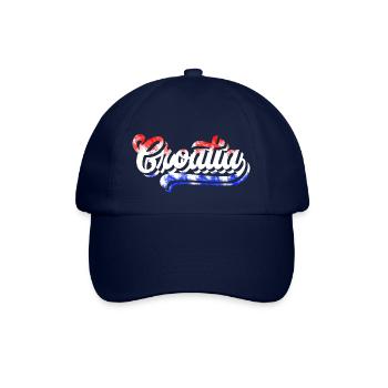 Kroatien hrvatska Kroatien hr Zagreb split Dubrovnik - Baseballkappe - Blau/Blau - Vorne