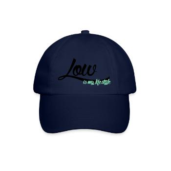 low is my lifestyle - Baseballkappe - Blau/Blau - Vorne