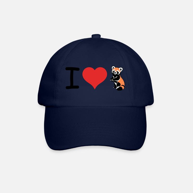 J’adore Red Panda - Pet Design - Casquette classique - bleu/bleu