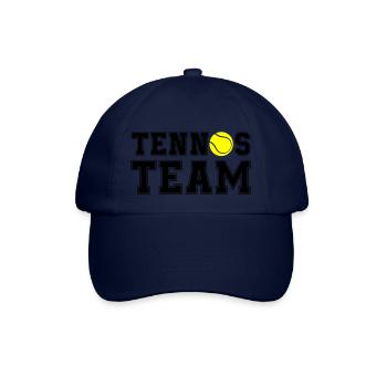 tennis team - Baseballkappe - Blau/Blau - Vorne