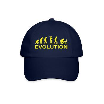 Gaming Evolution PC Jaune - Casquette classique - bleu/bleu - Devant