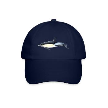 Gemeiner Delphin - Gemeiner Delfin - Delfin gemeinsam - Baseballkappe - Blau/Blau - Vorne