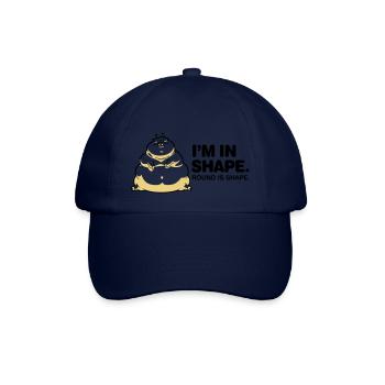 I m in great shape. Circular is also a form. - Baseball Cap - blue/blue - Front