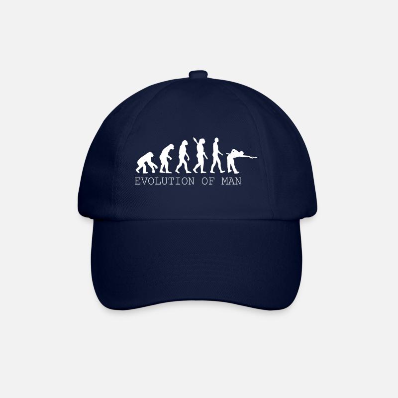 Billard Snooker Pool - Baseballkappe - Blau/Blau