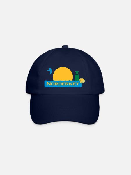 norderney - Baseballkappe - Blau/Blau