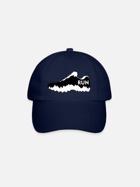 Trail running, running - Baseball Cap - blue/blue