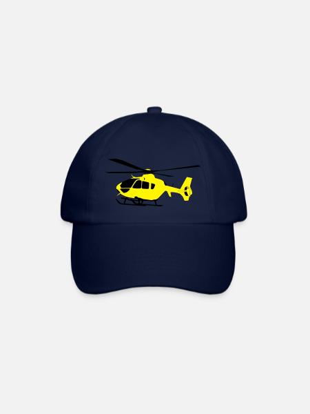 Hubschrauber - Baseballkappe - Blau/Blau